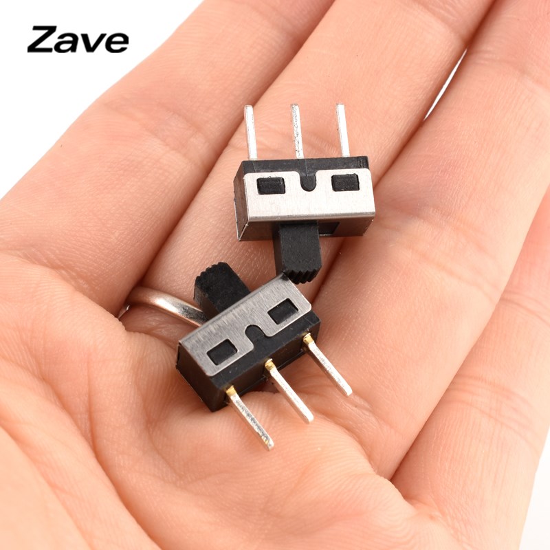 SS12D10 G5拨动开关 2档3脚横柄式拨动开关小型电源开关 2只