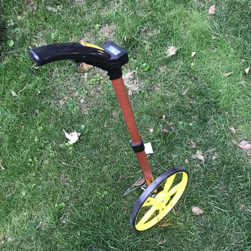 手推测距轮车 数显/机械轮式测距仪尺 计米器 滚轮尺数显户外滚动