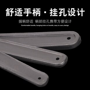 月牙扳手钩形半圆勾头构型圆螺母水表盖油缸坚韧拆卸调节侧面方头