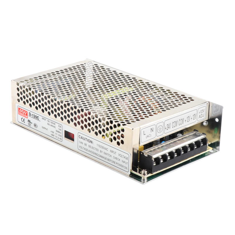明伟两路 D-120A两组D-120B D-120C双组开关电源5V12A 12V5A 24V