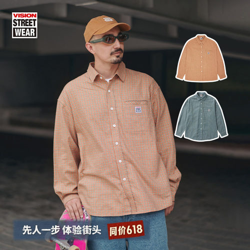 VISION宽松长袖衬衫