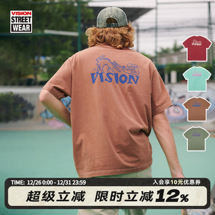 男女T恤多色 街头印花短袖 VISION官方 PSYCHOFAMILY胶囊系列美式