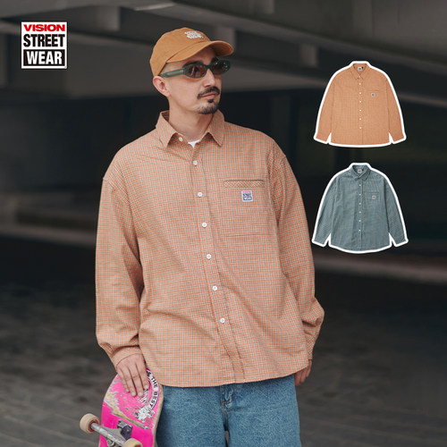 VISION宽松长袖衬衫