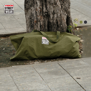 VISION官方 2色 街头复古尼龙牛津水洗大容量滑板收纳包25春季