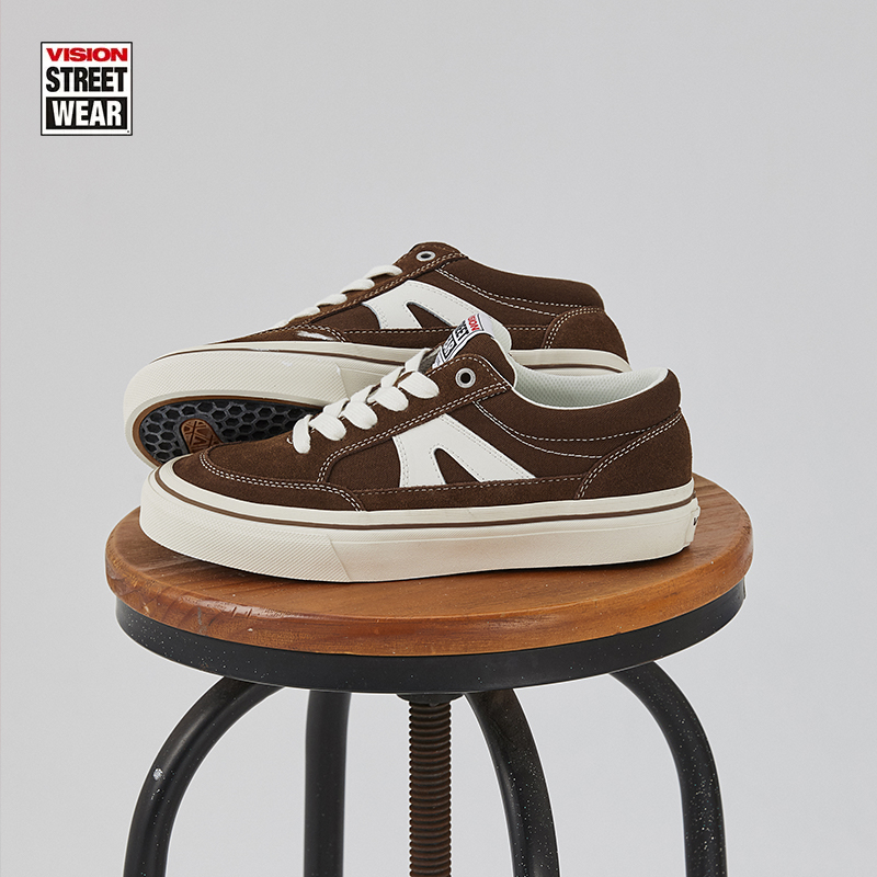 STICK咖啡色滑板鞋