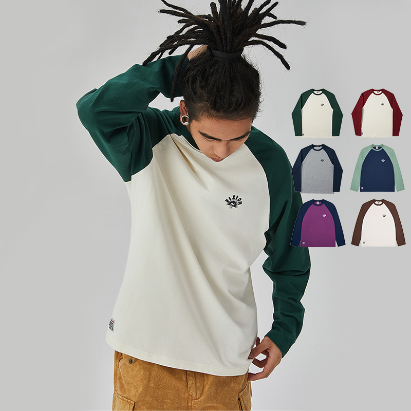 VISION插肩长袖T恤