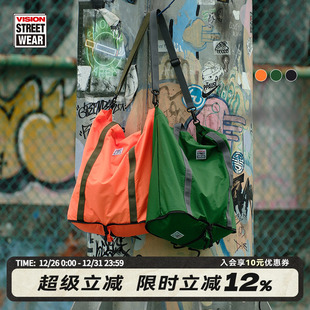 VISION官方 户外街头多功能两用轻便大容量托特包可折叠斜挎包