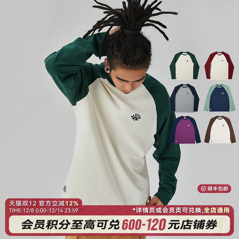 VISION插肩长袖T恤