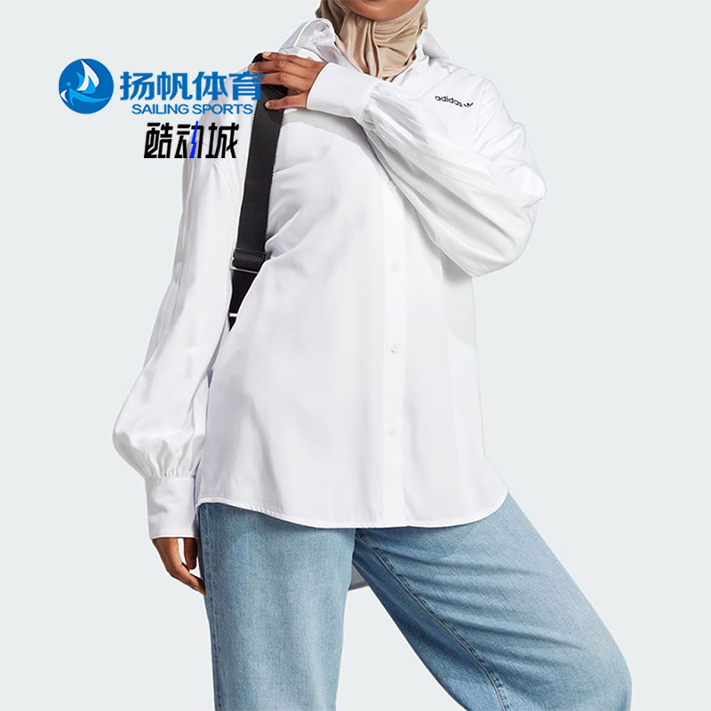 阿迪达斯三叶草女子款式运动衬衫