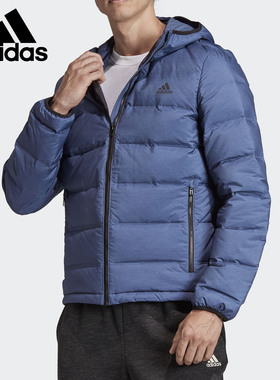 Adidas/阿迪达斯正品冬季男子新款保暖连帽运动服夹克 DZ6257