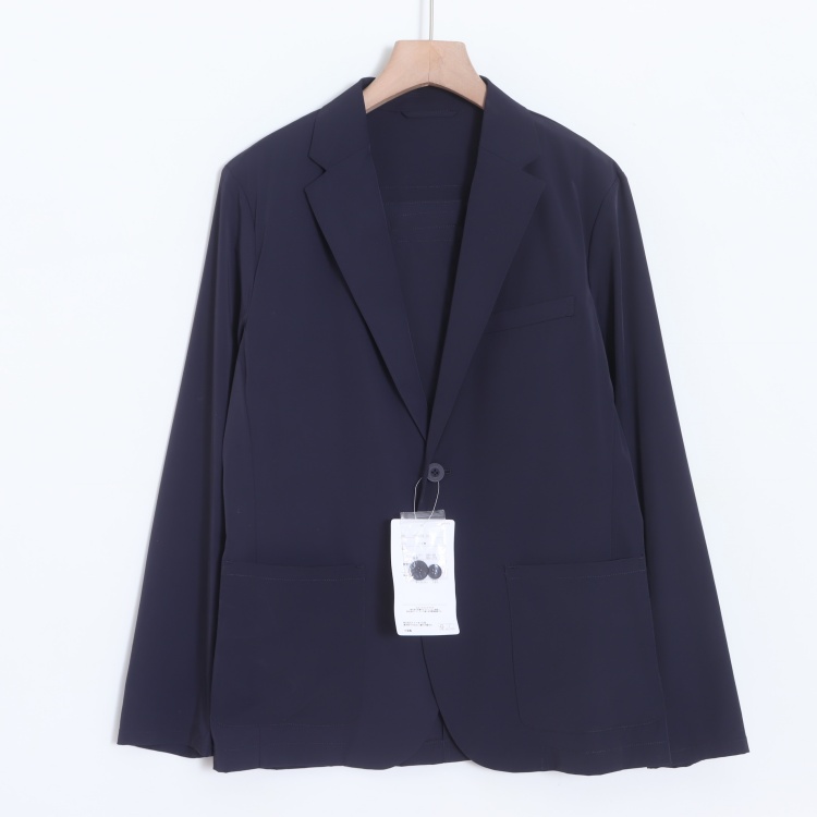 D03060日单秋客供料日系简洁两粒扣宽松显瘦女气质通勤西装外套