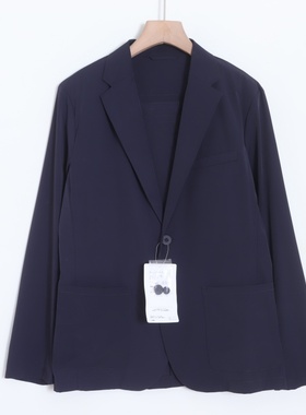 D03060日单秋客供料日系简洁两粒扣宽松显瘦女气质通勤西装外套