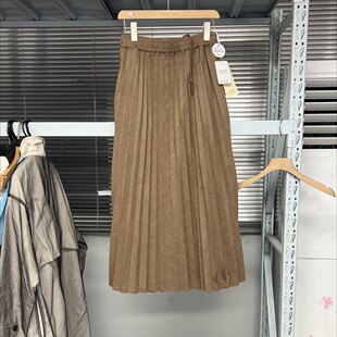 100长92 百褶半身裙腰围64 78hu g  u新款