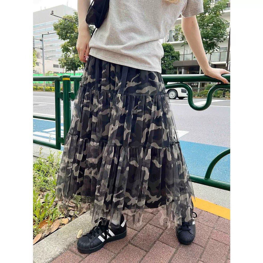 234，绿色迷彩网纱半身裙，大裙摆定制内衬,女装/女士精品,半身裙,淘宝优惠券,粉丝福利购,淘宝优惠卷