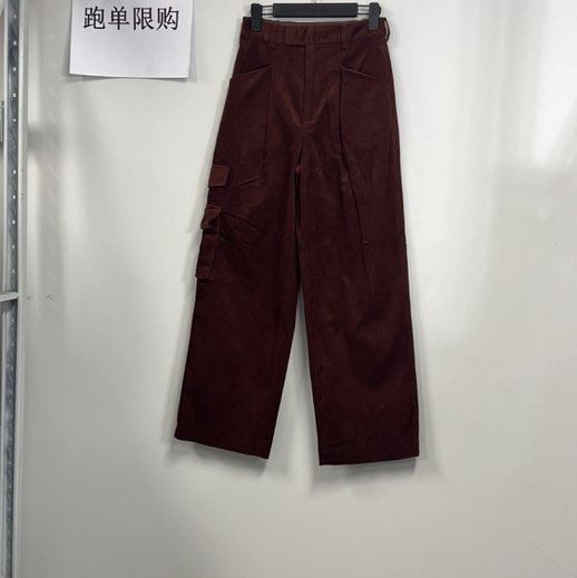 45，2码 74腰围，S. L. Y 复古红棕色工装裤,女装/女士精品,休闲裤,淘宝优惠券,粉丝福利购,淘宝优惠卷