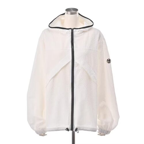 D12025日单新款1.1W+客供料拉链宽松防晒衣女纯色休闲连帽外套