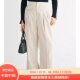 D12003日单客供料松紧高腰显瘦长裤 好搭配女纯色气质通勤阔腿裤