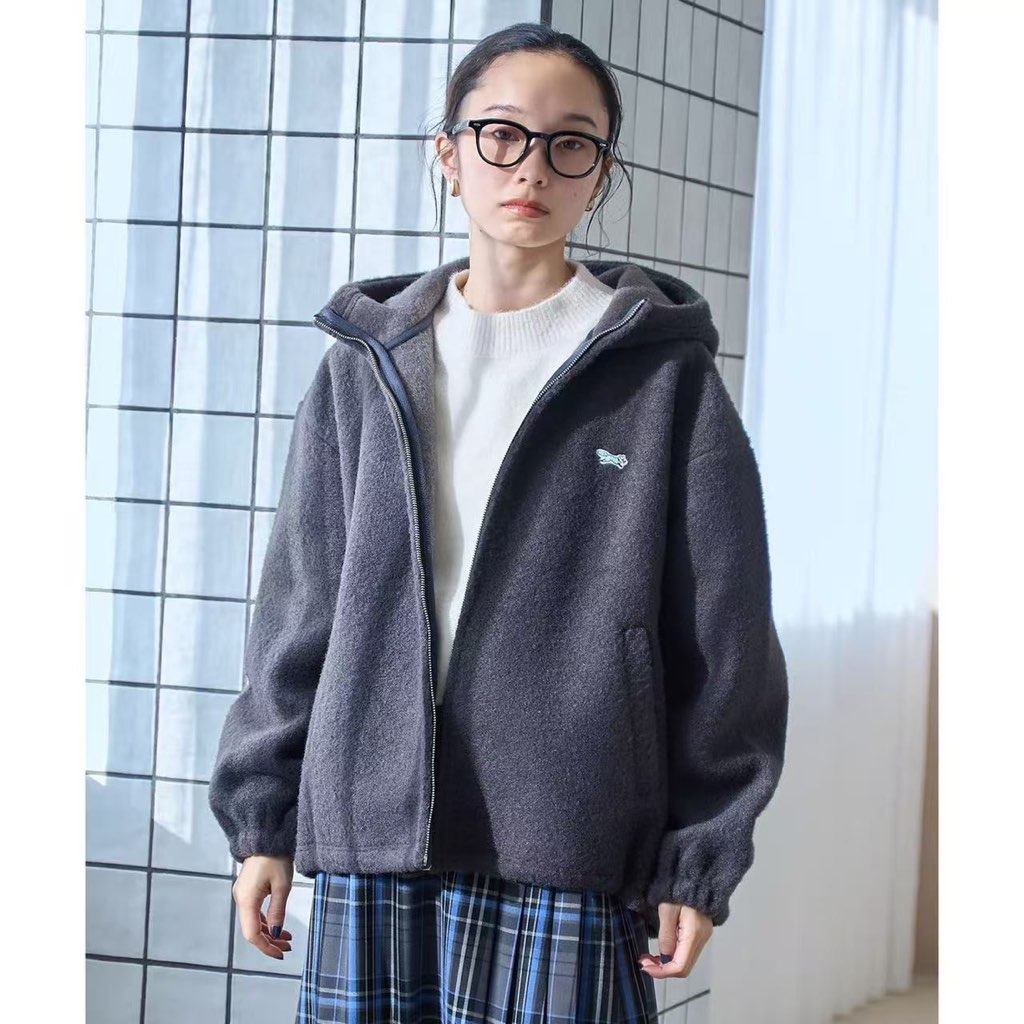 C o e n 新款 连帽外套 灰色 均码