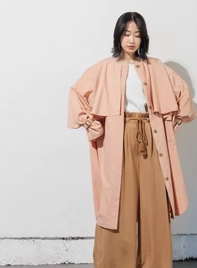 25，18000日元 li mue 原单 斗篷风衣外套均码