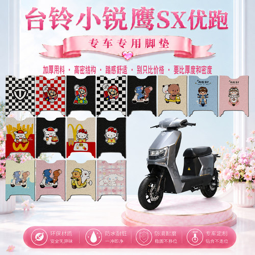 台铃小锐鹰SX防水防滑电动车脚垫
