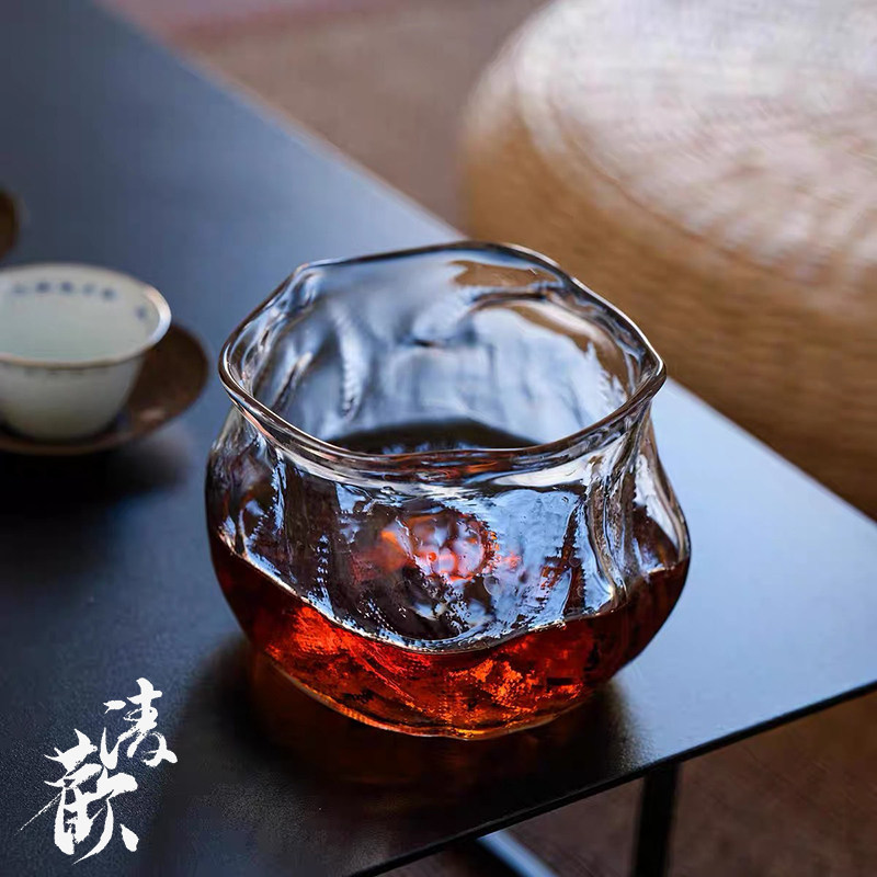 清欢丨饴山纯手工琉璃素纹圆建水家用小号茶洗水盂茶渣缸茶具配件