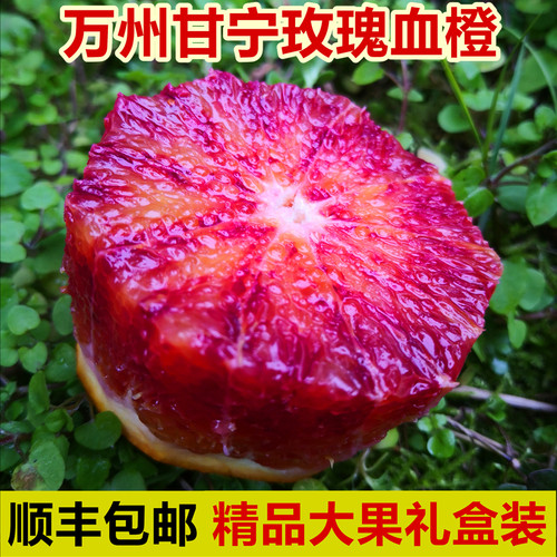 现摘万州玫瑰香橙血橙顺丰到家