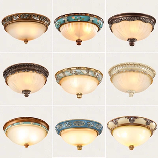 树脂创意吸顶灯led灯圆形灯具灯饰 欧式 卧室灯 简约现代时尚 热卖