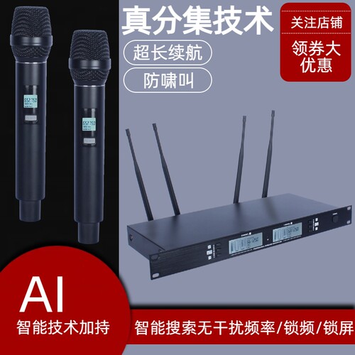 真分集防啸叫无线麦克风