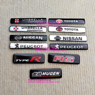 FL5裝 適用于豐田本田Type FK8 飾貼RS標(biāo)致日產(chǎn)無(wú)限改裝 車身貼標(biāo)