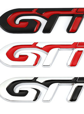 通用型GTI车标性能标志GTI贴适用标致雪铁龙206 308 5008起亚雷诺