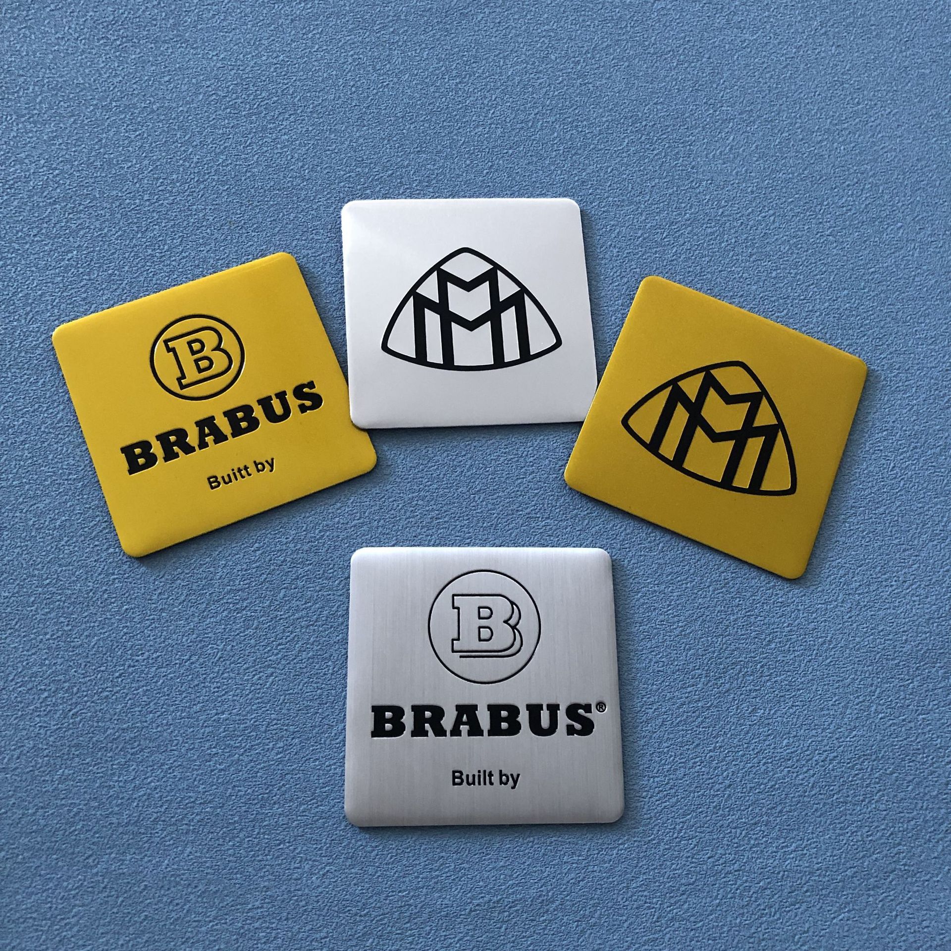 巴博斯BRABUS薄铝片发动机贴