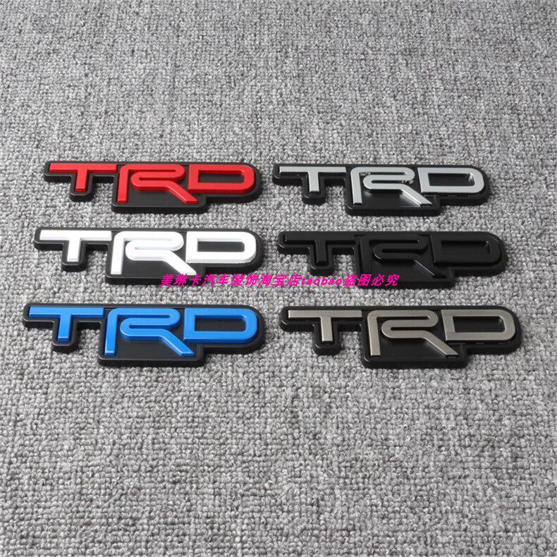 坦途4runner塔科马TRD尾标中网标