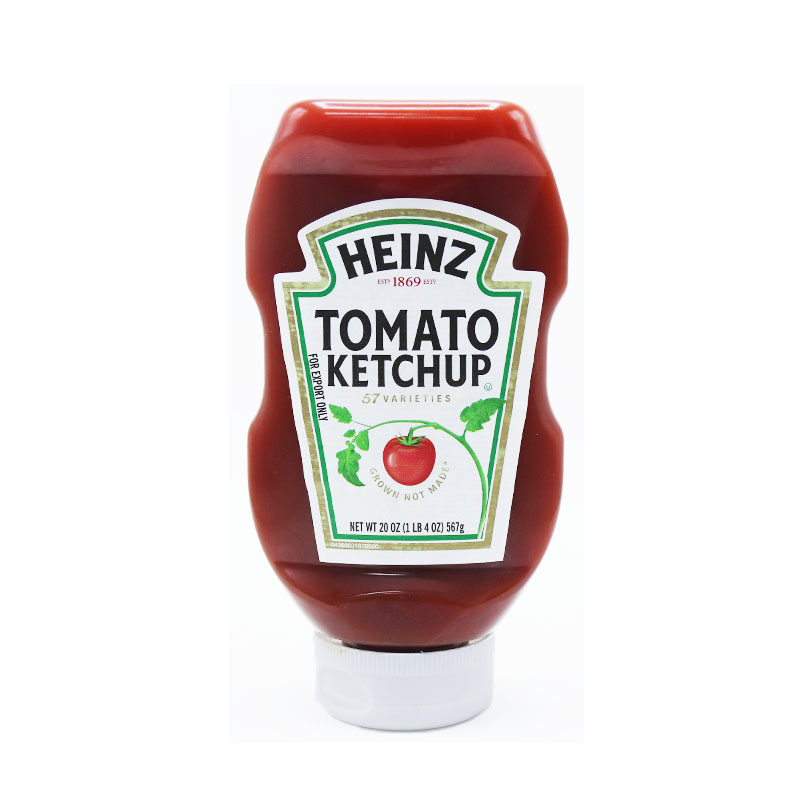 567g亨氏番茄调味酱番茄酱番茄沙司Heinz Tomato Ketchup美国进口