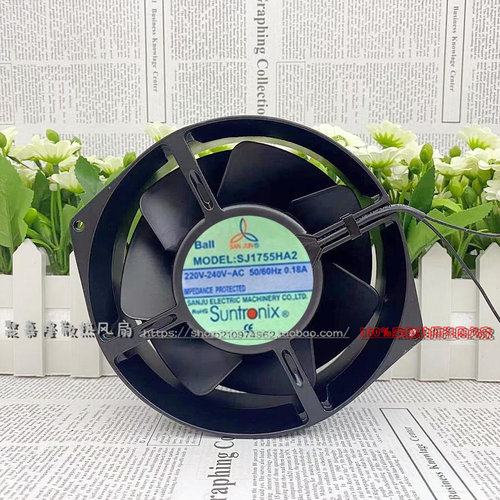 三巨220V17厘米机柜设备轴流风扇