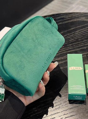 化妆包女2024新款高端便携式海蓝家手提化妆刷收纳包旅行洗漱包袋