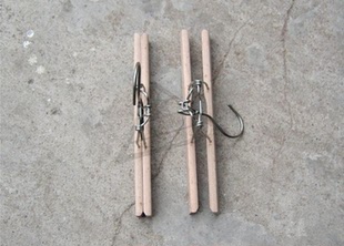 免烫耐高温整烫定型烘烤箱裤夹子双环不锈钢焗炉加固实木防酸衣架