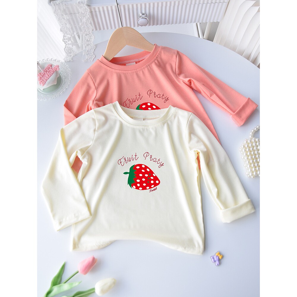 女童打底衫春秋新款精棉儿童长袖t恤小女孩洋气体恤宝宝上衣夏装