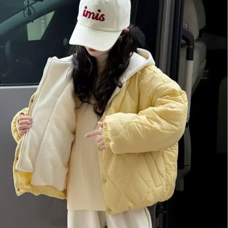 【加绒加厚】女童冬季棉衣2026新款洋气夹棉棉服中大儿童加厚外套