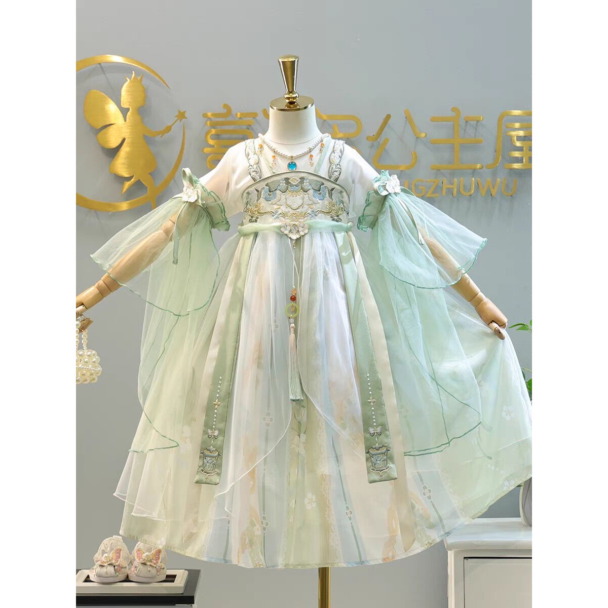 儿童汉服2026新款夏季超仙公主裙古装复古连衣裙古风唐装仙女裙子
