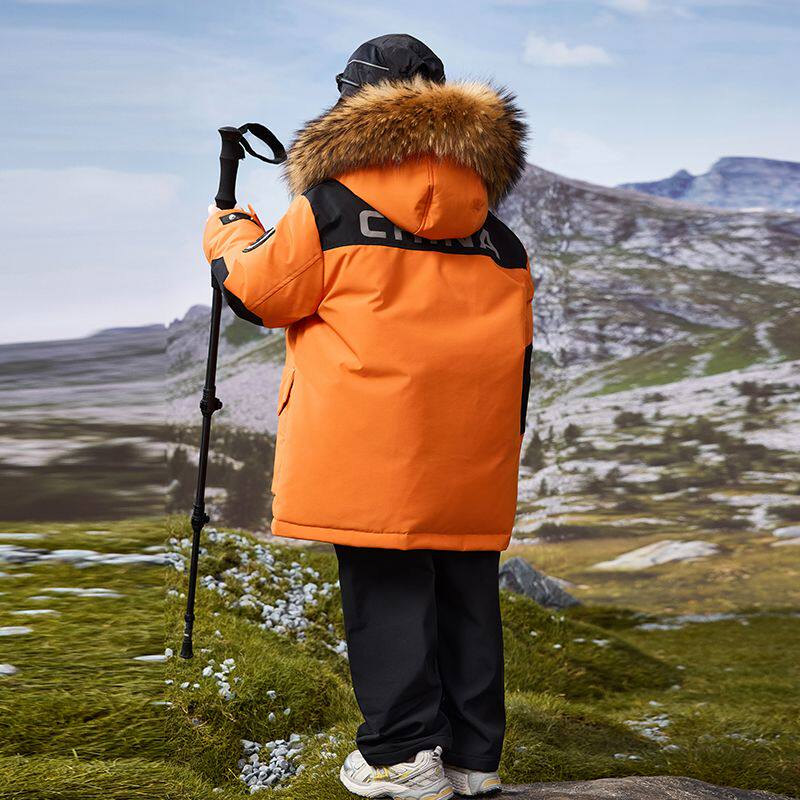 【新年服】儿童羽绒服男童中长款2026新款洋气冬季中大童加厚外套