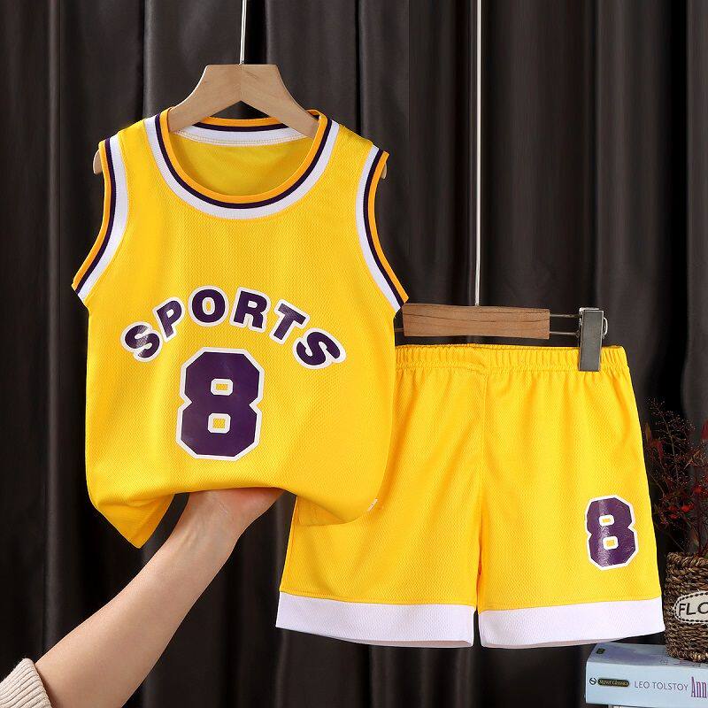 儿童篮球服1到3岁速干衣运动服套装夏季2026爆款1-12岁中大童球衣
