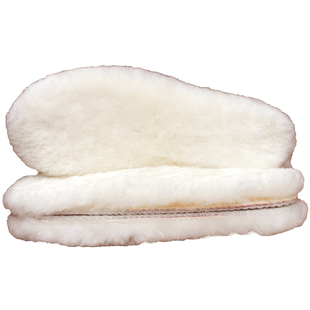 48 50 52码特大加大号真纯羊毛鞋垫皮毛一体加厚保暖毛绒棉加绒