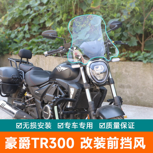 加厚挡风板新款豪爵TR300