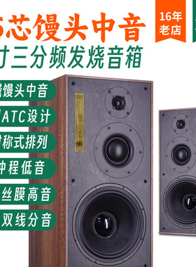 媲美ATC馒头中音 发烧级音箱10寸三分频HIFI音箱十寸无源家用音响