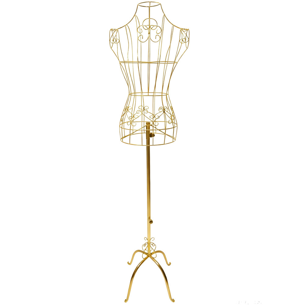 铁艺扁身聚拢内衣女模特架服装店婚纱架橱窗展示拍摄道具挂衣人台