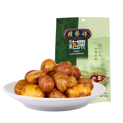 天津桂发祥102g小吃老字号栗子仁