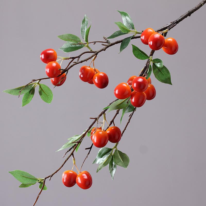永悦樱桃果实仿真花发财果