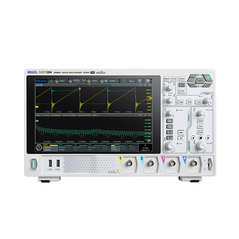 普源精电RIGOL数字示波器DHO1072/1074/1104/1204高分辨率12bit 五金/工具 示波器 原图主图