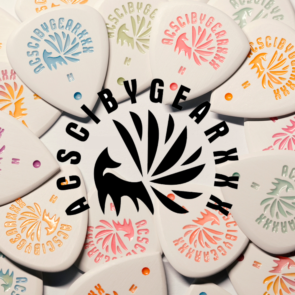 GEARXXX 九尾小狐狸手工吉他拨片速弹电吉他拨片