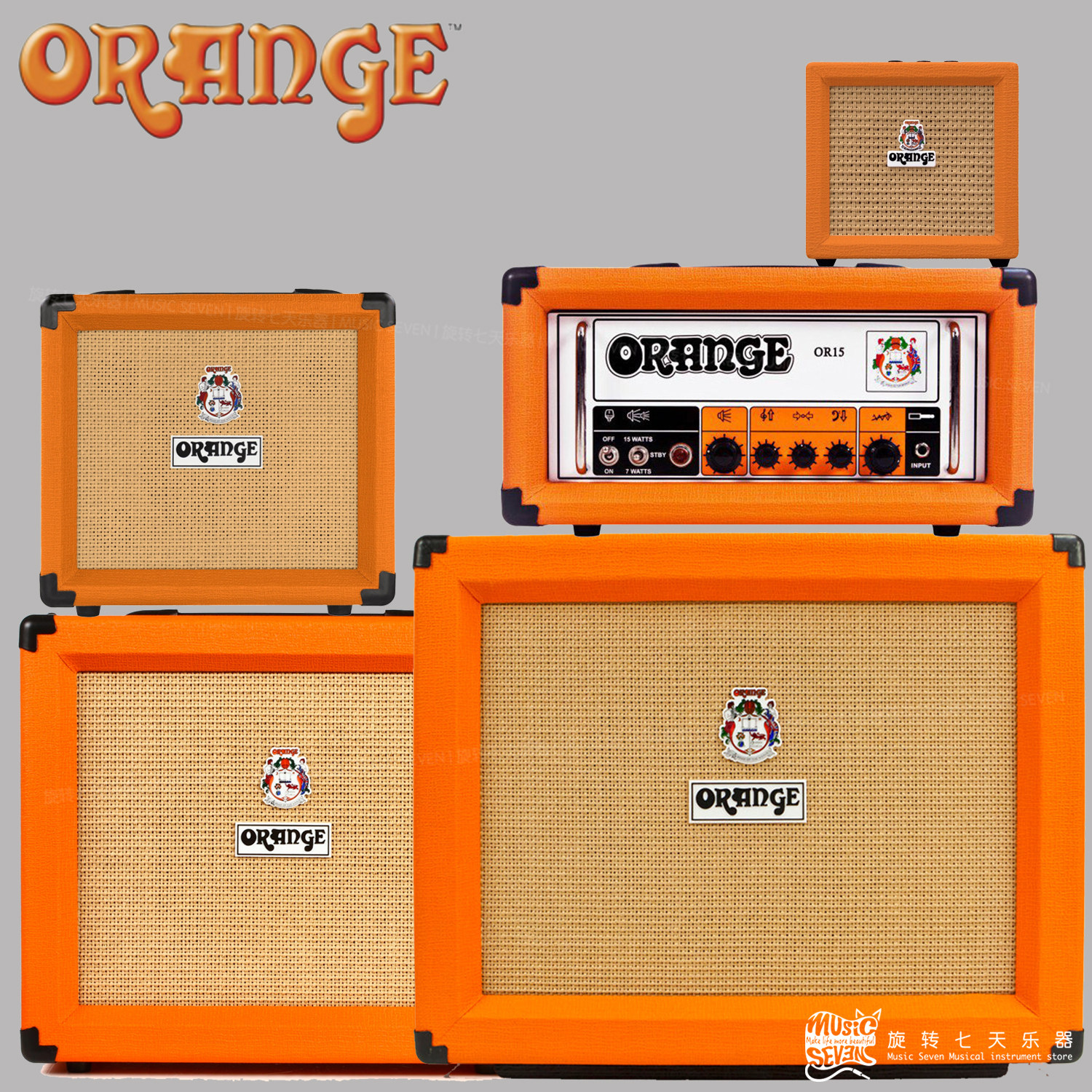 Orange橘子 CR12/20/35 OR15 PPC112 电子管电吉他 音响 音箱